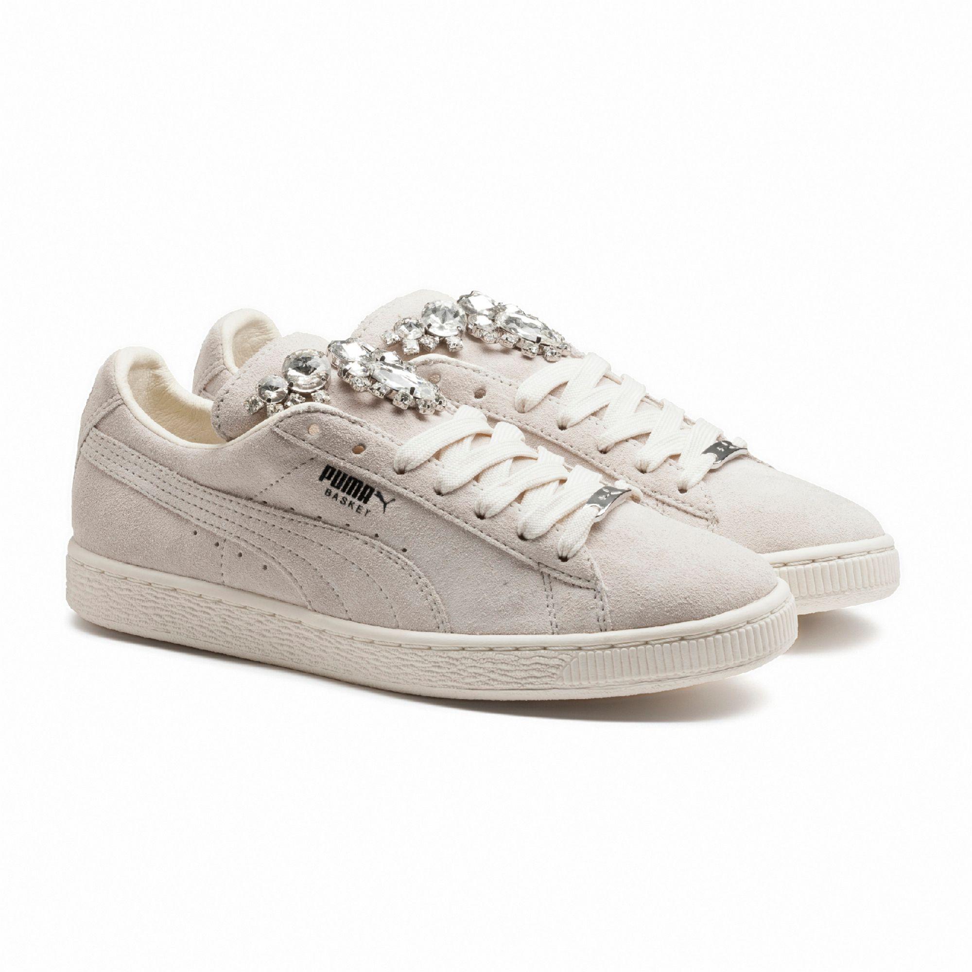 puma basket jewels suede sneaker puma basket jewels suede sneaker